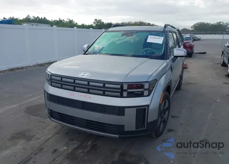 2025 Hyundai Santa Fe Hybrid Sel z USA, uszkodzony, nr VIN 5NMP24G15SH052936